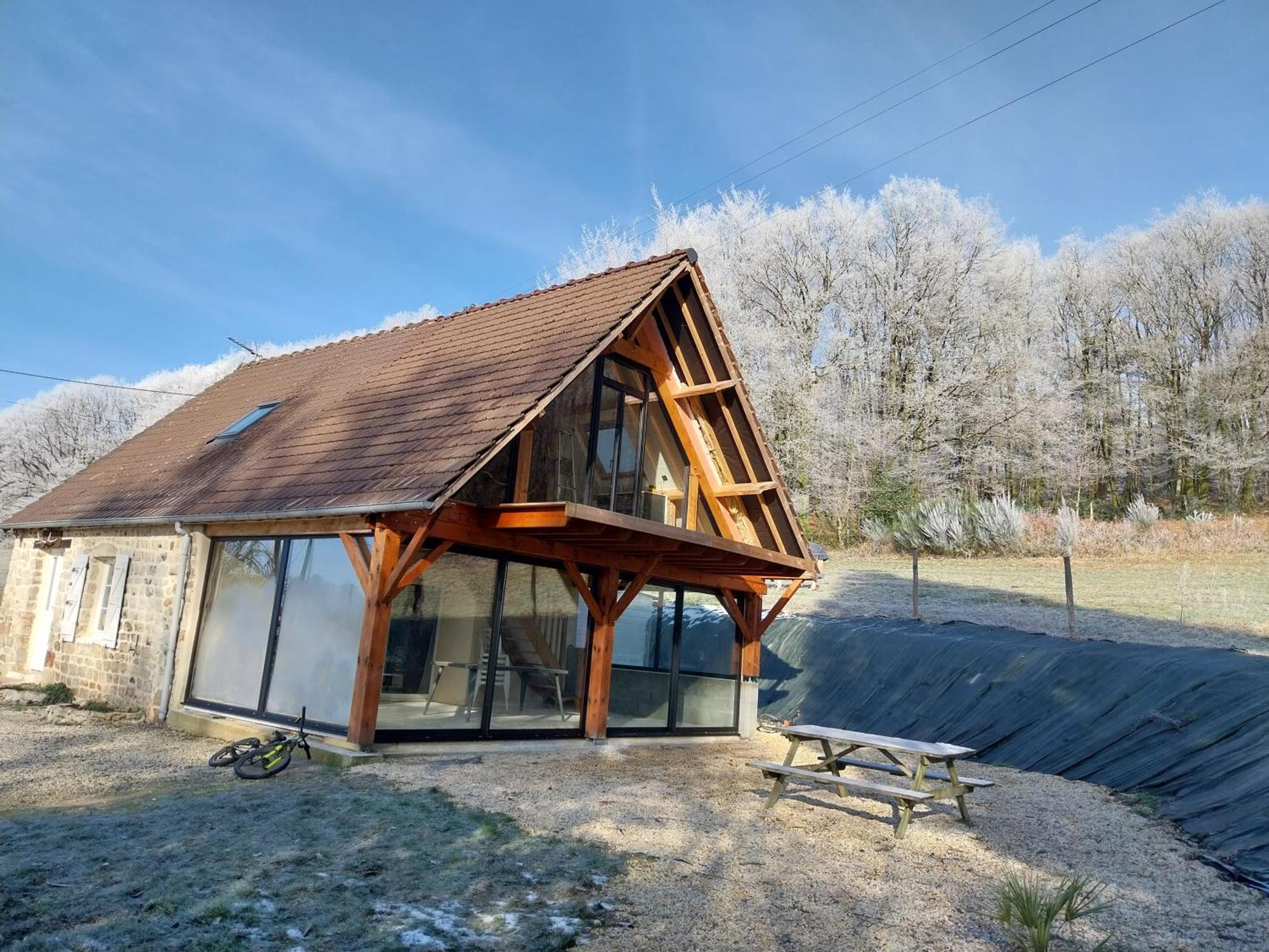 Gîte en lisière de forêt andaine Perrou Extérieur photo